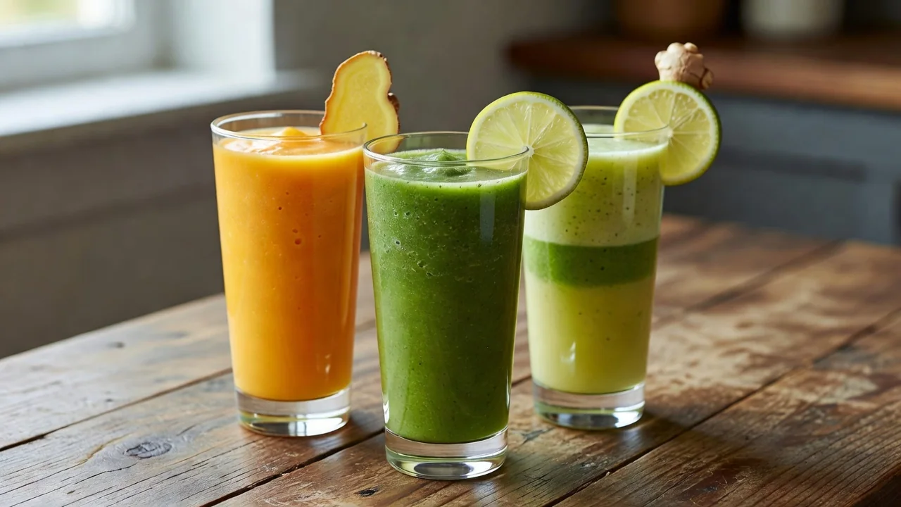 5 Immune-Boosting Smoothies with Ginger and Citrus