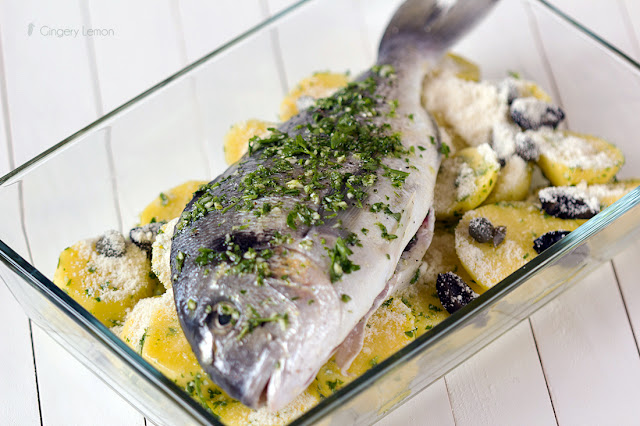 Ципура с картофи на фурна Ципура с картофи на фурна