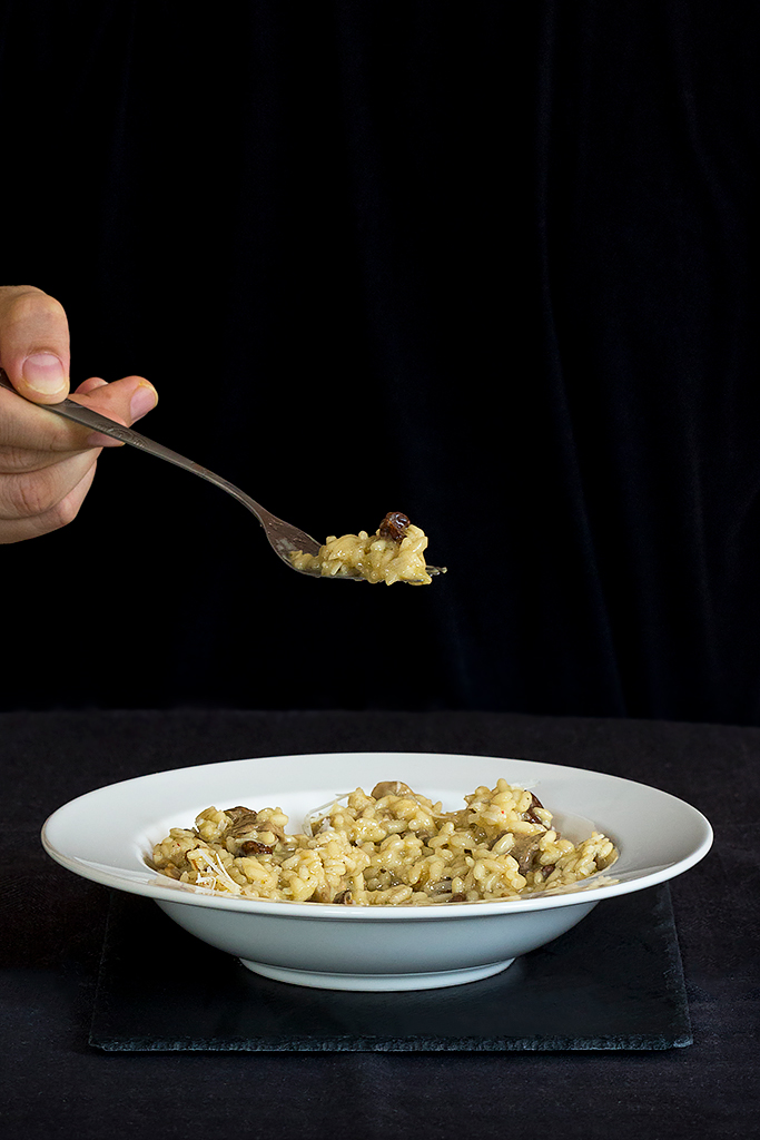 Ризото с гъби манатарки